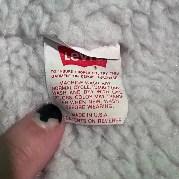 Vintage Levi’s Lined Denim Vest | - Picture 11 of 14